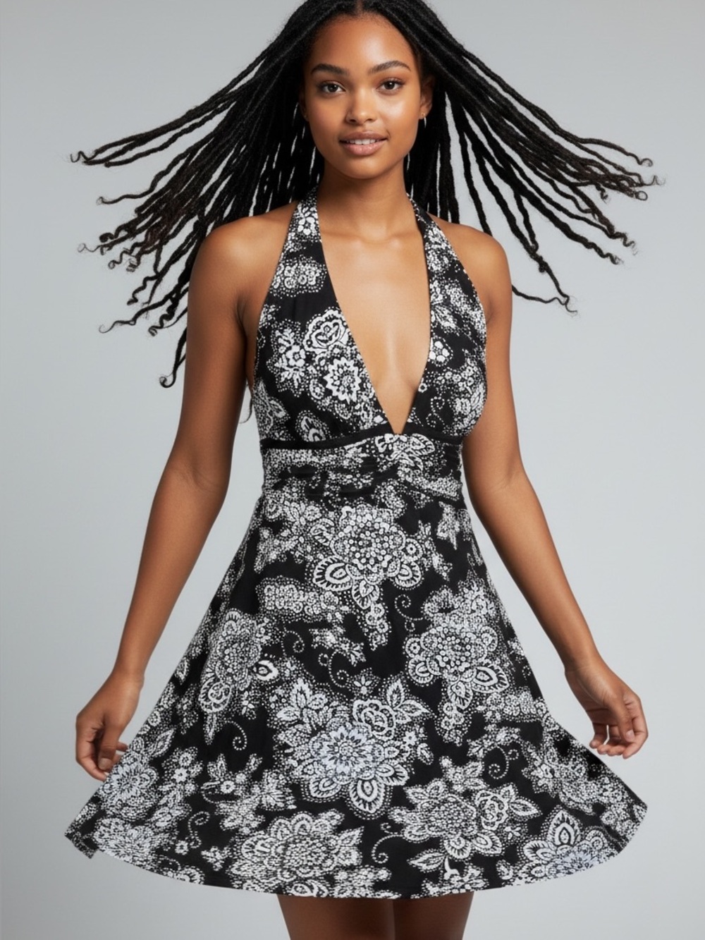 White House Black Market Halter Dress